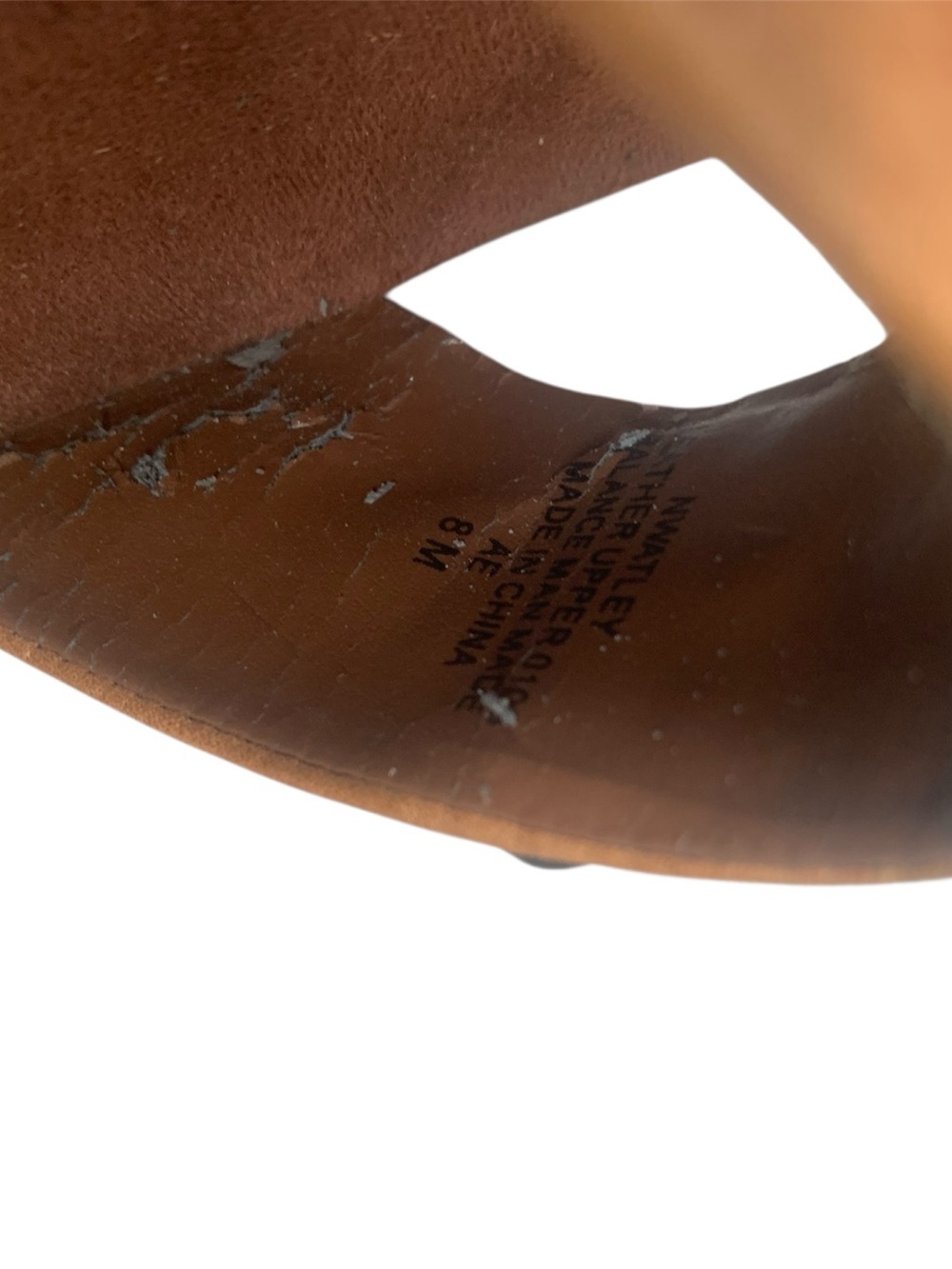 Nine West Bohemian Style Embellished Brown Leather Slide Sandals - Women - Picture 13 of 15